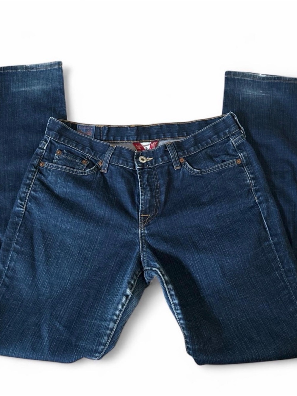 Lucky Brand Dark Indigo Straight-Leg Jeans